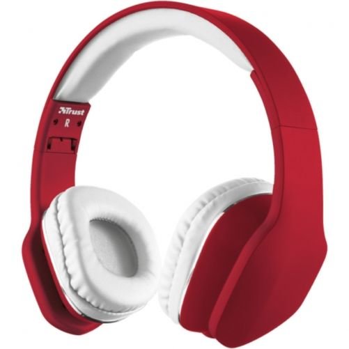 Casti Trust Mobi Headphone red 20114