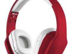 Casti Trust Mobi Headphone red 20114